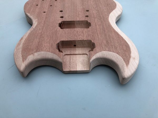 

mahogany electric guitar body sg style guitar body replacement unfinished#kc