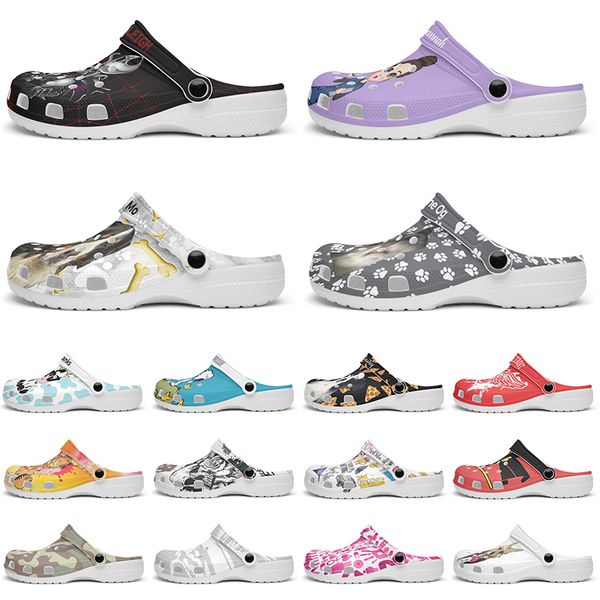 

Customized exquisiteand comfortable fashionable beautiful clean Diy shoes for men and women's indoor slippers 43-102215