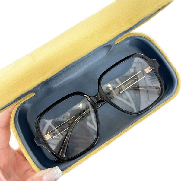 

2023 lux bigrim frame women glasses acetate square black rim903 59-18-145 model style optical rim for anti-blueray prescription goggles full