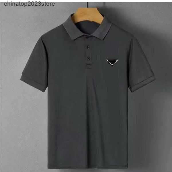 

men's t-shirts fashion 2023 mens polo short sleeve breathable tees letter pattern print men women summer t shirts 59kst, White;black