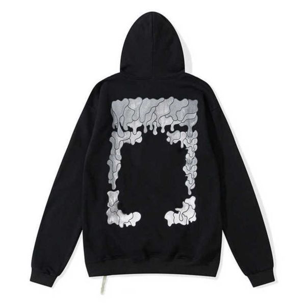 

luxury white men's sweatshirts brand pullover shirts hoodies designers fashion women sweater classics arrow cross letter print hoodie c, Black
