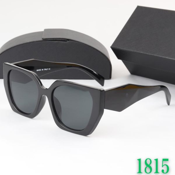 

new pd1815 sunglasses fashion designer sunglasses men women anti-uv sun glasses goggle beach accessory, White;black