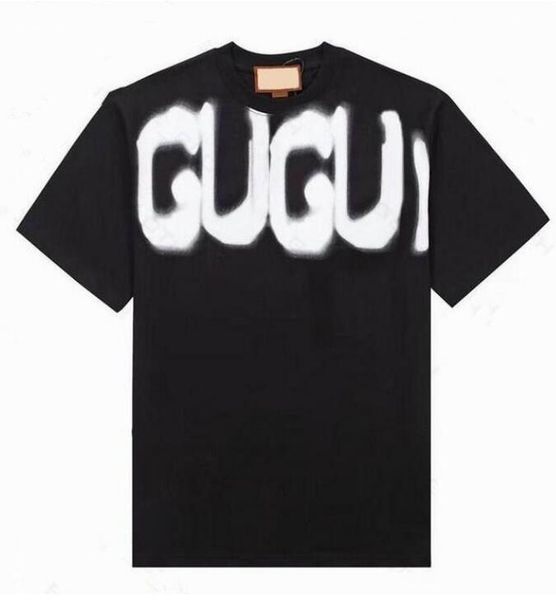 

fashion t shirts mens women designers t-shirts tees apparel man s casual chest letter shirt luxurys clothing street shorts sleeve clothes b, White;black