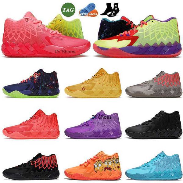 

basketball og shoes fashion lamelo ball mb.01 men basketball shoes pumps black blast buzz city not from here queen city rick and morty rock
