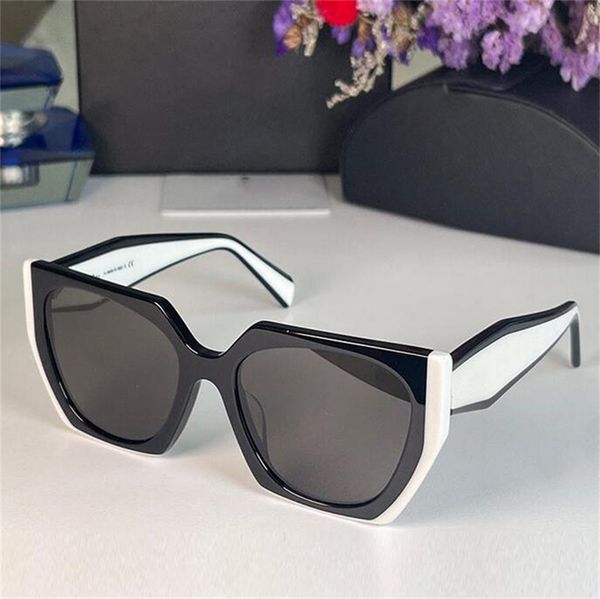 

monochrome pr 15ws heatwave sunglasses women black glasses shades geometric temples create contemporary male rectangular silhouette men futu, White;black