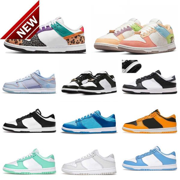 

retro low 2023 designers sb lows running shoes dunks safari mix paisley unc blue raspberry women men green cherry barber shop sun club rose