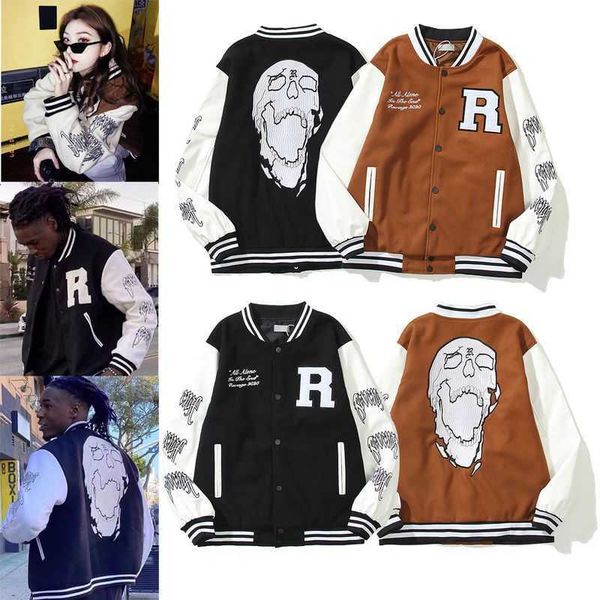 

revenge varsity jacket hooded sweater with hoodie, Black;brown