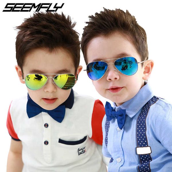 

sunglasses seemfly retro kids sunglasses uv400 brand designer 2020 children sun glasses luxury shades baby boys girls eyewear gafas de sol p, White;black