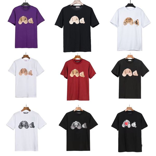 

mens designer t shirt maglietta uomo oversized summer loose fashion homme trendy brand short sleeves printed round neck tee shirts, White;black