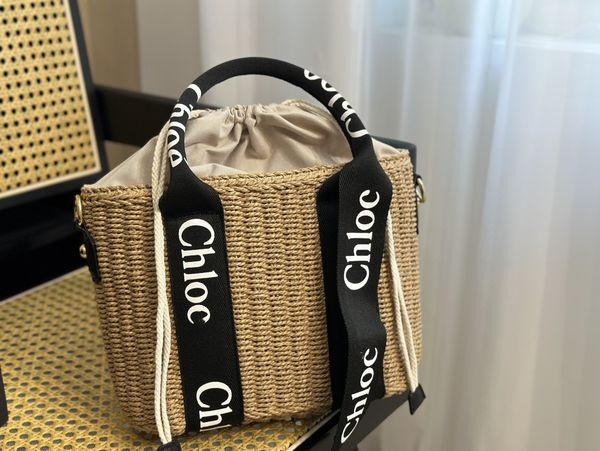 

fashion lagar summer beach lafite grass basket wicker woven women's handbag straw shopping bag casual rattan women's handbag high