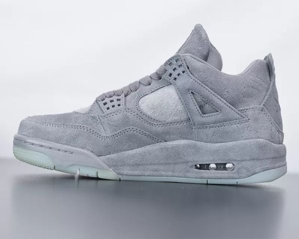 

2023 basketball shoes jumpman 4 wolf grey suede cool grey/white outdoor sports sneakers with original box