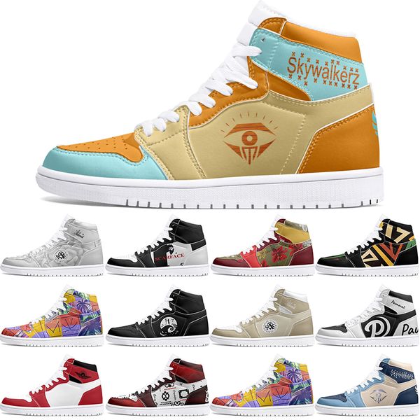 

new Customized Shoes 1s winter DIY shoes Basketball Shoes men 1 females 1 Anime Customized Character Trend Versatile Outdoor Shoes