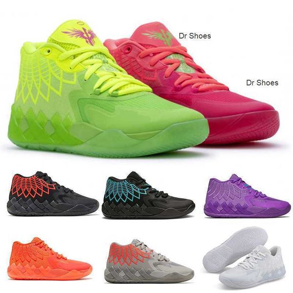 

2023 lamelo ball mb1 basketball shoes rick morty men women for sale sneakers, Black