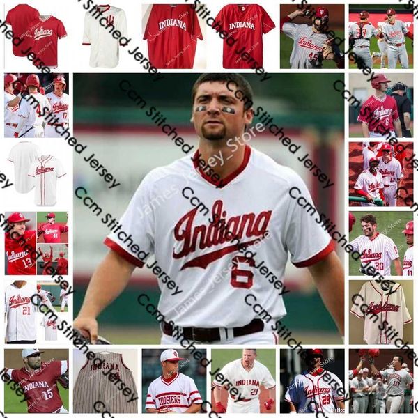 

custom indiana hoosiers college stitched baseball jersey jake dunning josh phegley jonathon fixler zach mcclellan doug devore chris peters k, Black