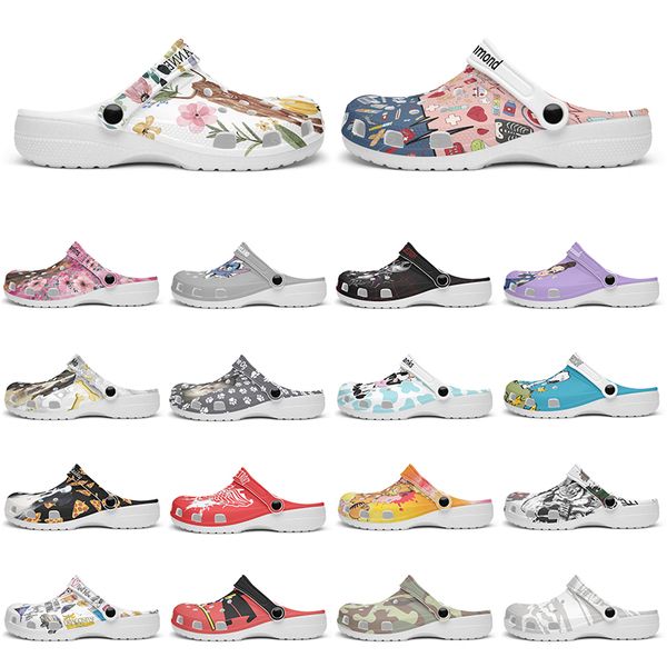 

Customized fashion exquisite fashionable beautiful clean Diy shoes for men and women's indoor slippers 43-101879
