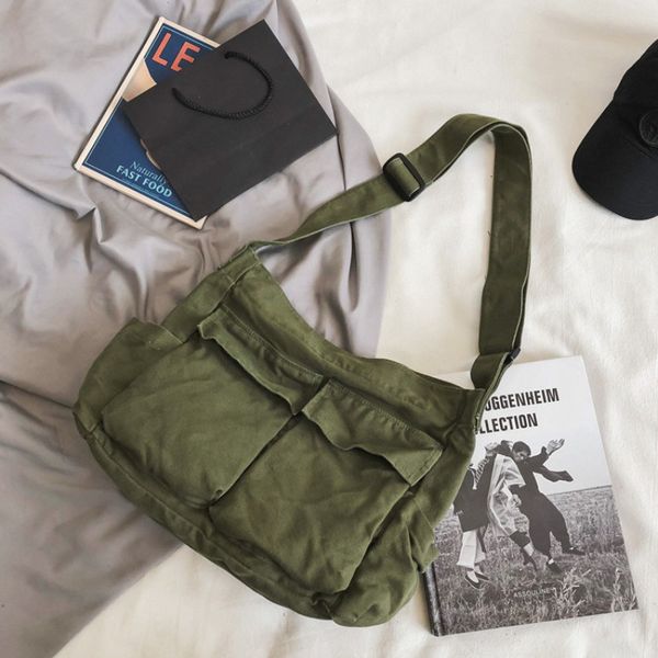 

evening bags girl handbag canvas teenager shoulder bags teenage women's messenger bags ladies casual bag teen handbag crossbody purse 2