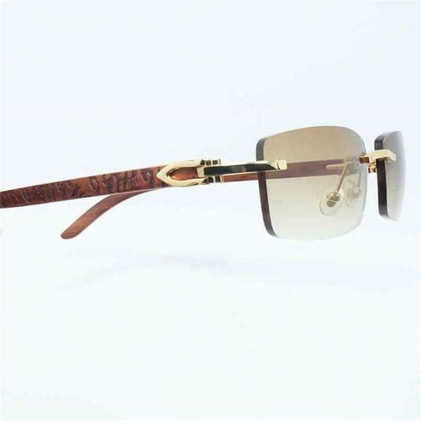 

2023 designer glasses hout zonnebril mannen gesneden vintage luxe sunglass shades voor vrouwen hoge kwaliteit accessoires gafas de sol s7c1, White;black