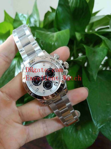 

2 style bp factory 7750 movement wristwatches 40 mm 126509 116509 stainless steel sapphire glass chronograph working mechanical automatic me, Slivery;brown