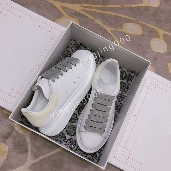 

womens mens brand sneakers shoes trainers sports lace-up brands patent leather mesh rubber sole fabric outdoor casual walking shoes, Black