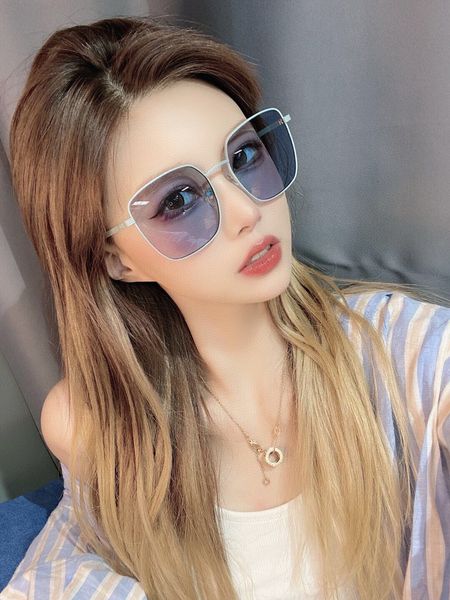 

designer sunglasses for women high-looking fashionable sunglasses men and women high-sense p uv-proof glasses, White;black