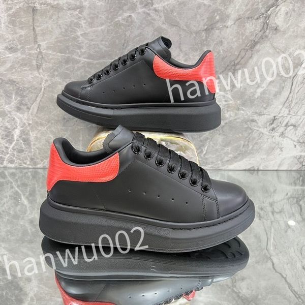 

2023 new luxury lady flat casual shoes womens travel leather lace-up sneaker cowhide fashion woman white shoe men gym sneakers, Black