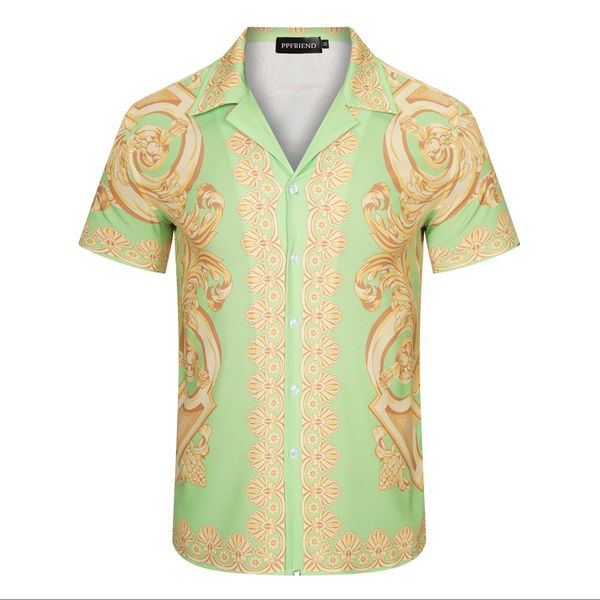 

mens designer shirts brand clothing men shorts sleeve dress shirt hip hop style cotton 104159, White;black