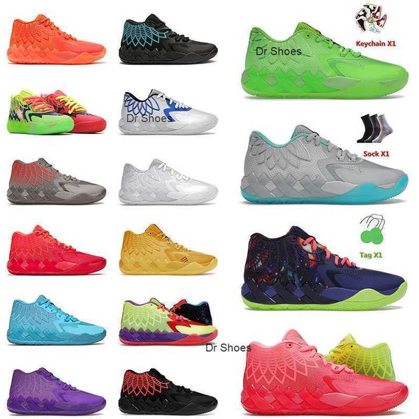 

authentic og men basketball shoes lo ufo lamelo ball mb.01 5a quality buzz city not from here beige for mens tennis trainers athletic sneake, Black