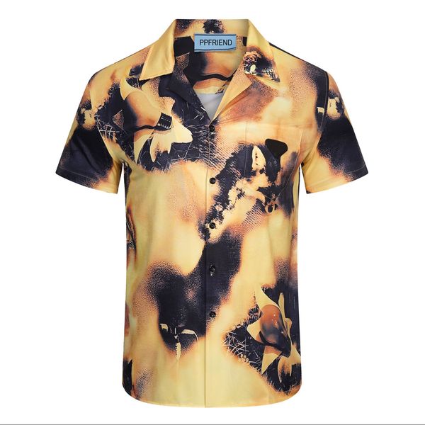 

mens designer shirts brand clothing men shorts sleeve dress shirt hip hop style cotton 104164, White;black