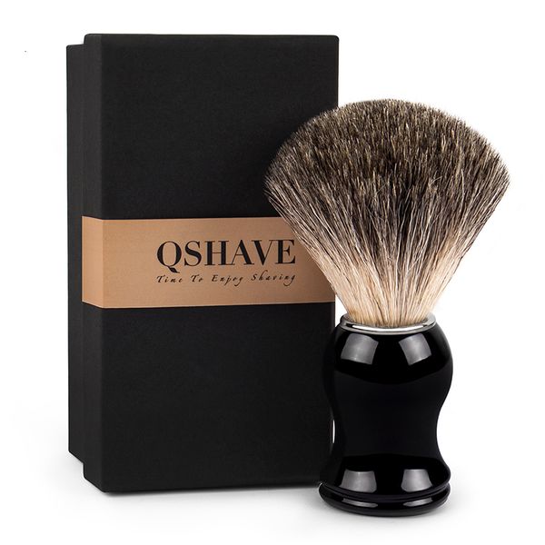 

other hair removal items qshave man pure badger shaving brush 100 original for razor edge safety straight classic 115cm x 52cm 230406