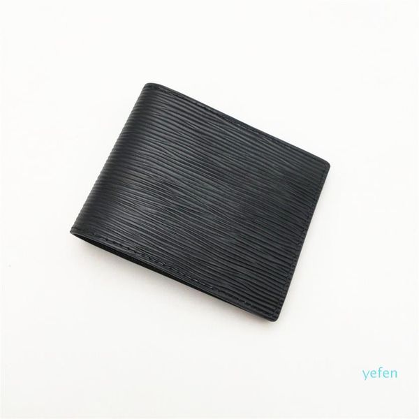 

designer-fashion mens wallets classic men wallet stripes textured wallet multiple bifold short small wallets with box292g, Red;black