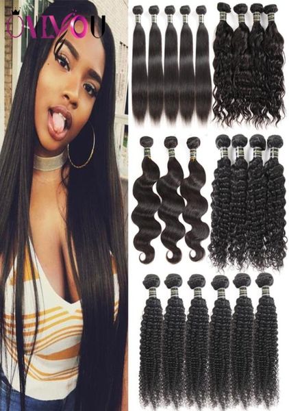 

mink brazilian peruvian malaysian indian deep curly virgin hair bundle deals body wave kniky curly human hair weave bundles 6197186, Black