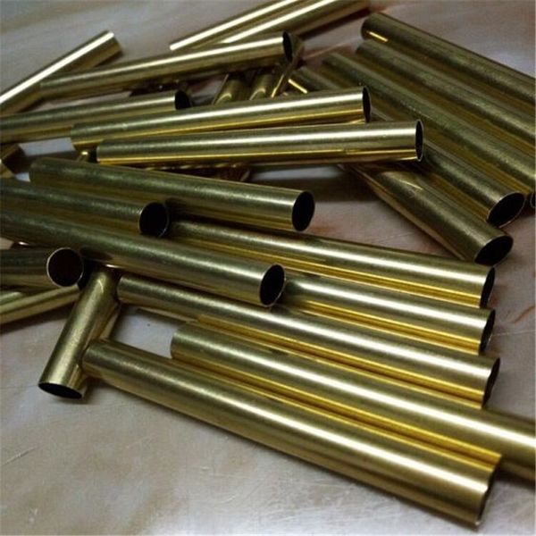 

polished brass round pipe 5mm 5.5mm thick 0.2mm 0.25 0.3 0.4 0.5 0.75 1mm 50cm long brass pipes