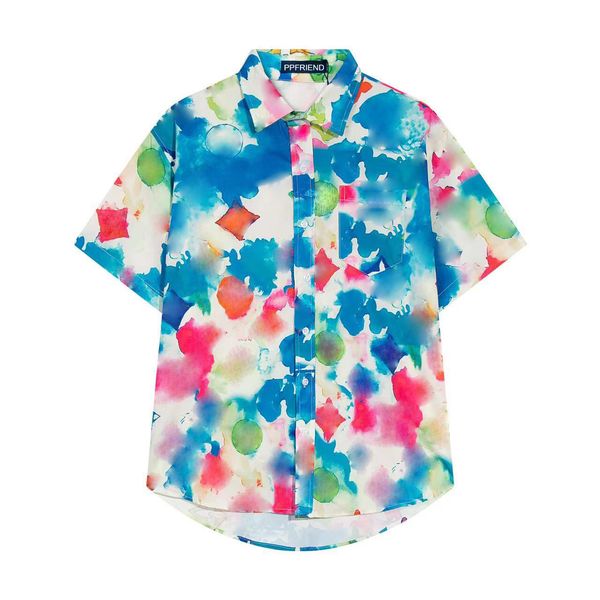 

mens designer shirts brand clothing men shorts sleeve dress shirt hip hop style cotton 104169, White;black