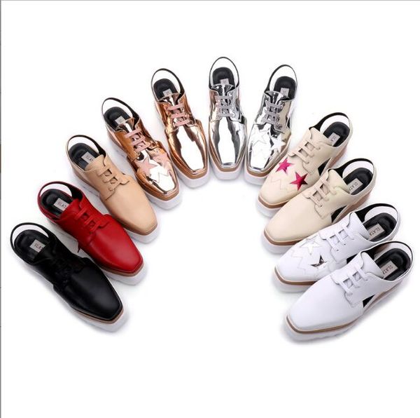 

women luxury fashion slip-on sandals girls party wedge shoes genuine leather casual sandals platform stella elyse designer stripe wedge plat, Black