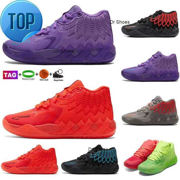 

dress shoes men designer basketball shoes mb.01 lamelo ball buzz queen rick and morty galaxy rock ridge volt blast trainer, Black