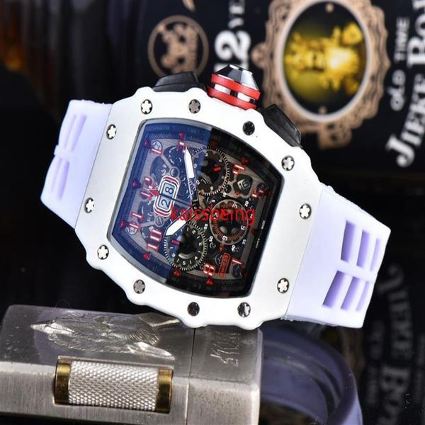 

law watch automatic quartz movement brand watches rubber strap business sports transparent watchs imported crystal mirror battery 280o, Slivery;brown