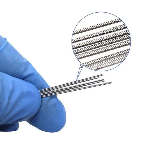 

dental floss 10 pcs orthodontic flat strand lingual retainer wire 010"x028" 230406