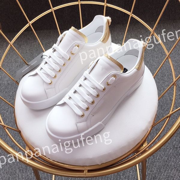 

2023 new calfskin womens sneakers shoes leather trainers famous comfort outdoor trainers men's casual walking, Black