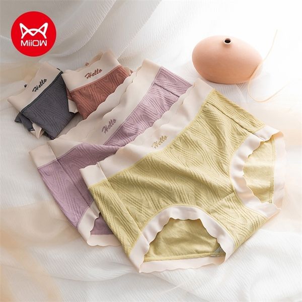 

women's panties miiow 4pcs women's underwear breathable underwear lace underwear women's underwear 230407, Black;pink