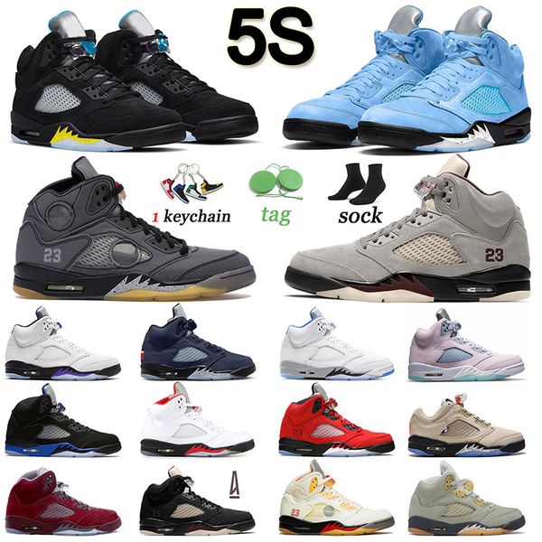 

jumpman 5 5s unc basketball shoes men sneakers j5 aqua light bone black muslin georgetown hyper royal alternate bel fire red blue bird easte