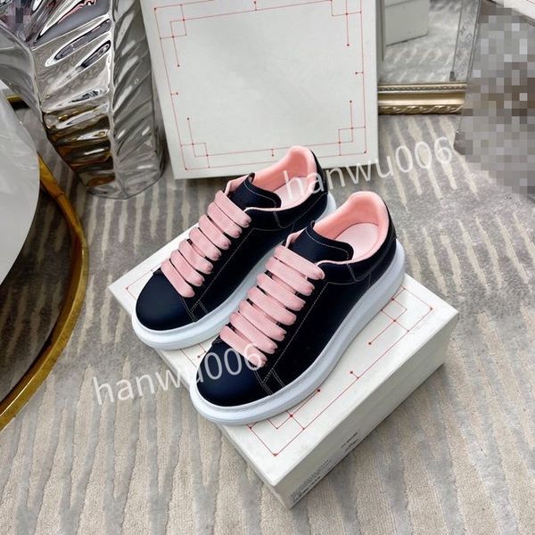 

women men brand designer flat sneaker casual shoes denim canvas leather letter overlays fashion platform mens womens low sneakers2023, Black
