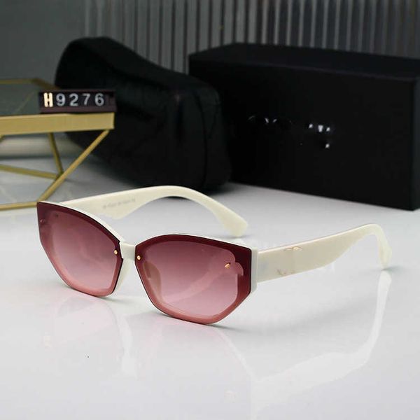 

fashion ch designer sunglasses canel new small frame cat eye wear women's sunglasses personalized korean hip hop, White;black