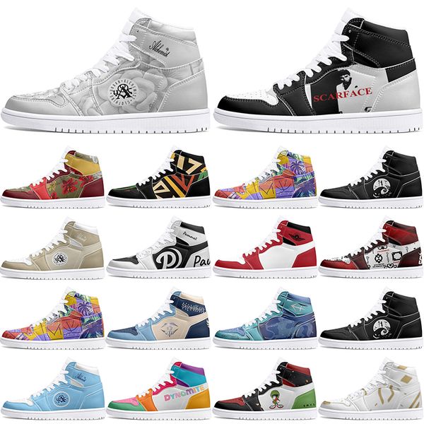

New Customized Shoes 1s winter DIY shoes Basketball Shoes boys 1 girls 1 Anime Character Customized Personalized Trend Versatile Outdoor Shoes