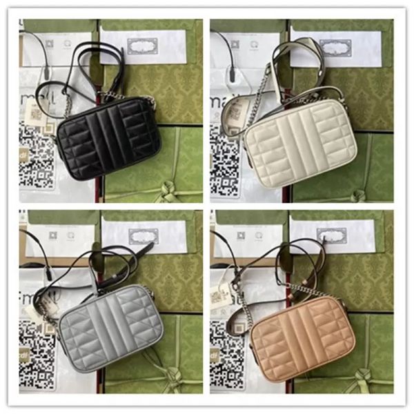

designer luxury bag marmont 634936 mini shoulder crossbody leather bags size 18x12x6cm