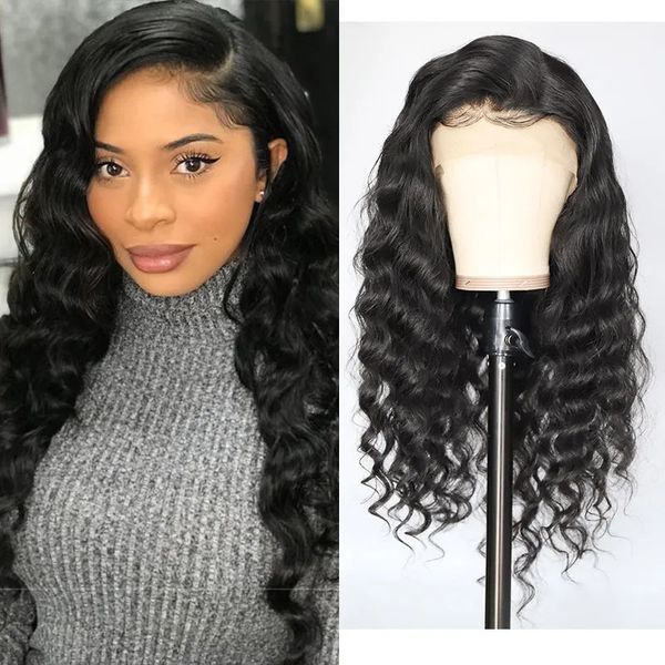 

Ishow 10 12 14 16 18 inch 30 32 34 36 38 40inch Human Hair Wigs Yaki Straight Kinky Curly Water Loose Deep Body Lace Front Wig for Women All Ages Natural Color, 13x4 lace front wig