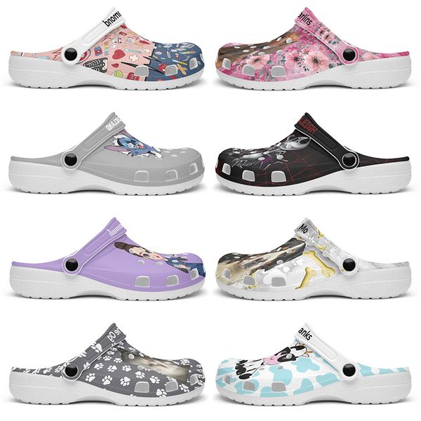 

Customized fashion exquisite comfortable beautiful clean Diy shoes for men and women's indoor slippers 42-99276