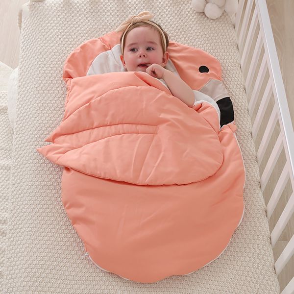 

sleeping bags baby sleeping bag cartoon cute baby strap bag suitable for born goose pattern children's bed winter sleeping bag warm bab