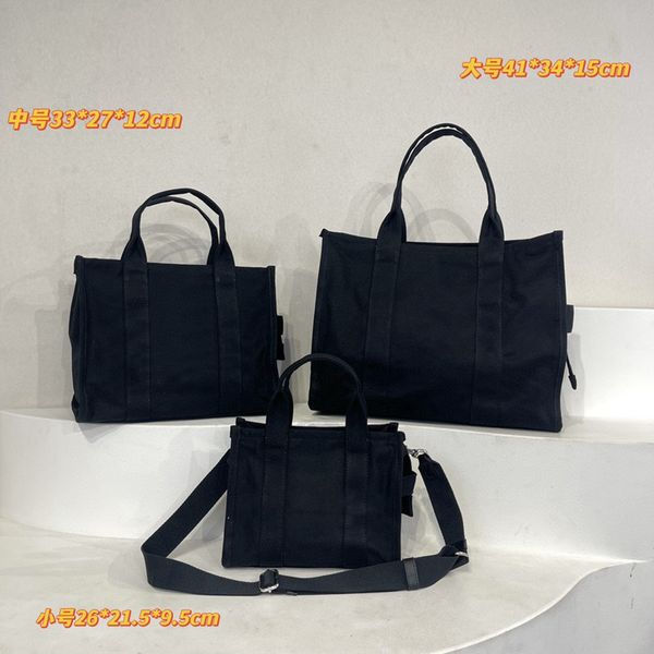 

totes marc the tote bag women canvas designer handbag fashion all-match shopper shoulder bags embossing canvas crossbody bags three sizes to