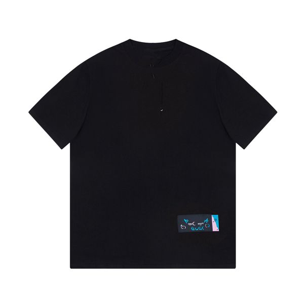 

men's t-shirt fashion men's t-shirts 2023 ggity new cotton soft anti-wrinkle retro decorative printing letters casual student love, White;black