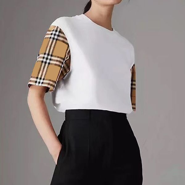 

2023 designers t-shirts women tees apparel casual chest letter fashion short sleeve t-shirt white black fringe clothing ladies tees s-2xl